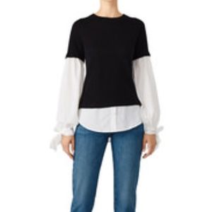 Black Flare Sweater by Devlin